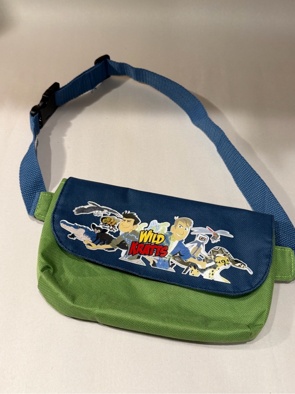 Wild kratts vintage Kids Blue and Green Waist Bag
